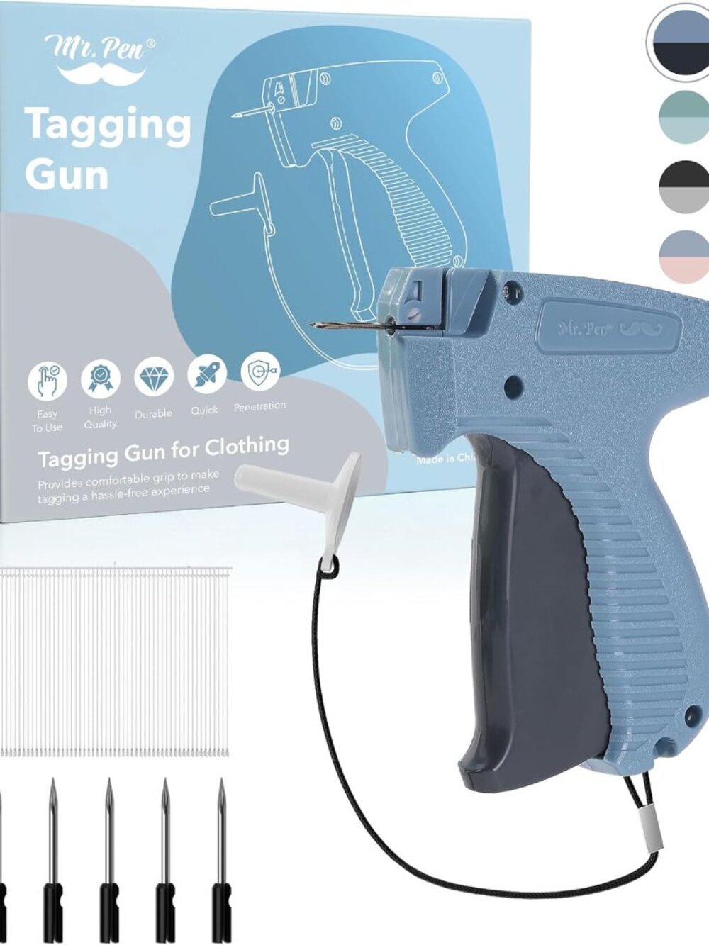 Price Tagging Gun, Hangtag Attacher with 1000 Barbs